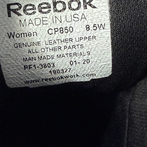 Reebok Work Women’s Soft Toe Waterproof Chukka Boot Black CP850 8.5 W Made USA main image 4